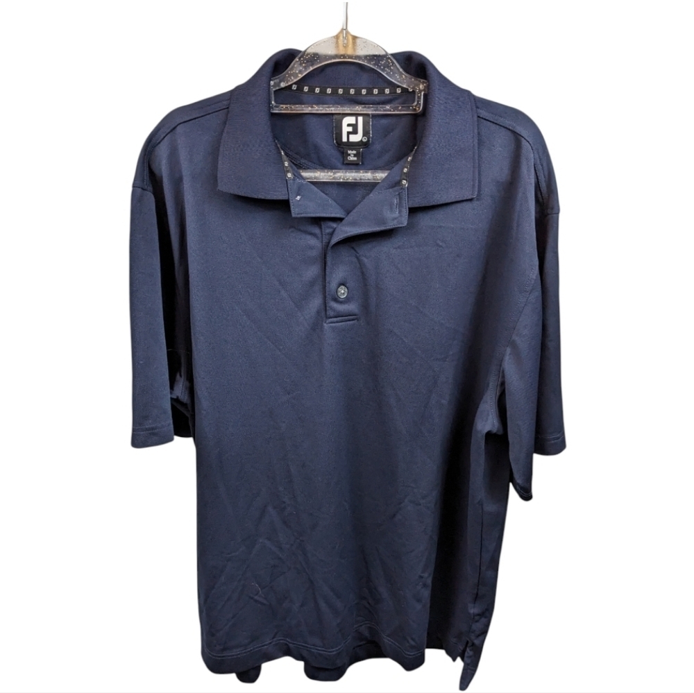 FootJoy Solid Pique Polo Shirt Sz L